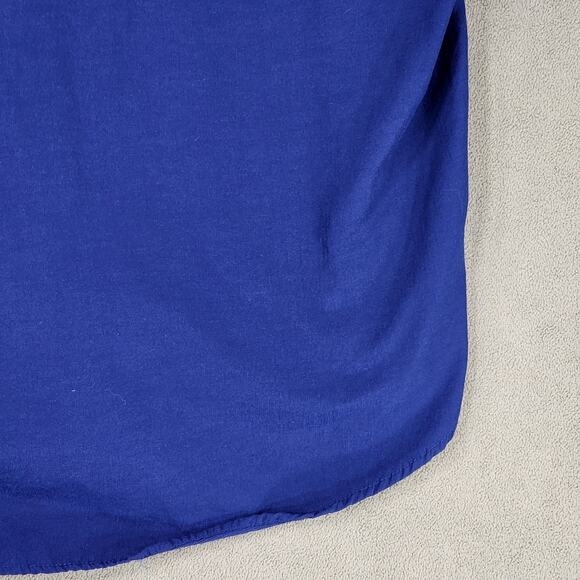 GH Bass XL Men Short Sleeve Button Up Shirt Blue Mesh Insert Polycotton Fishing - Picture 11 of 11